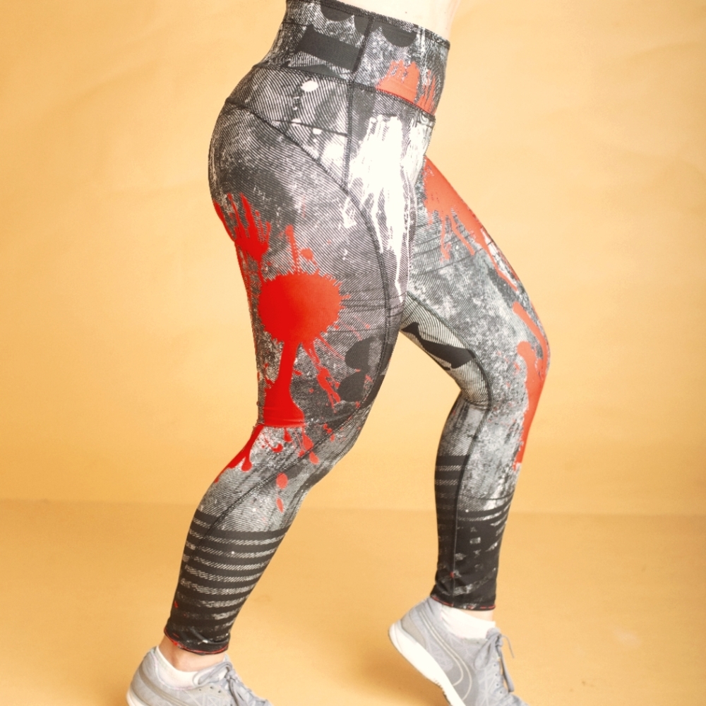 Leggings cut and fabric Colombian style